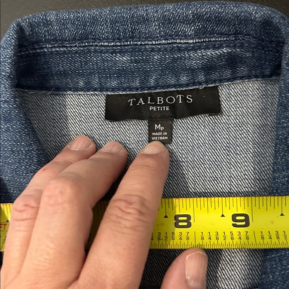 Talbots Blue Jean Jacket - Picture 3 of 7